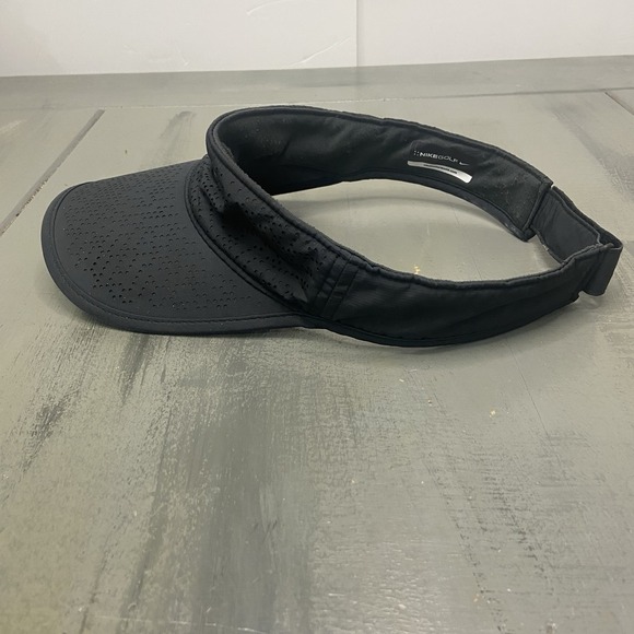 Nike AeroBill Women's black Visor Hat Adjustable Golf Tennis One Size Fits most - Picture 4 of 9